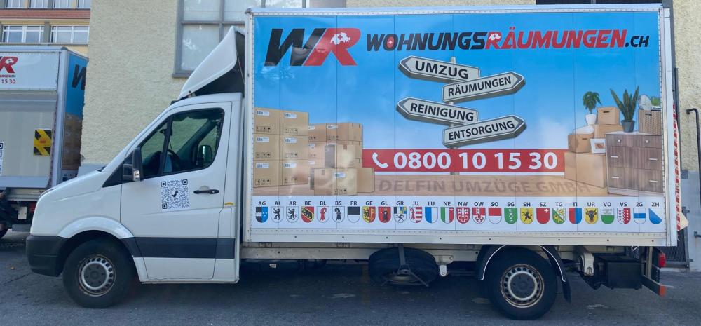 Wohnungsräumungen in der ganzen Schweiz. Schnell. Zuverlässig. Professionell.