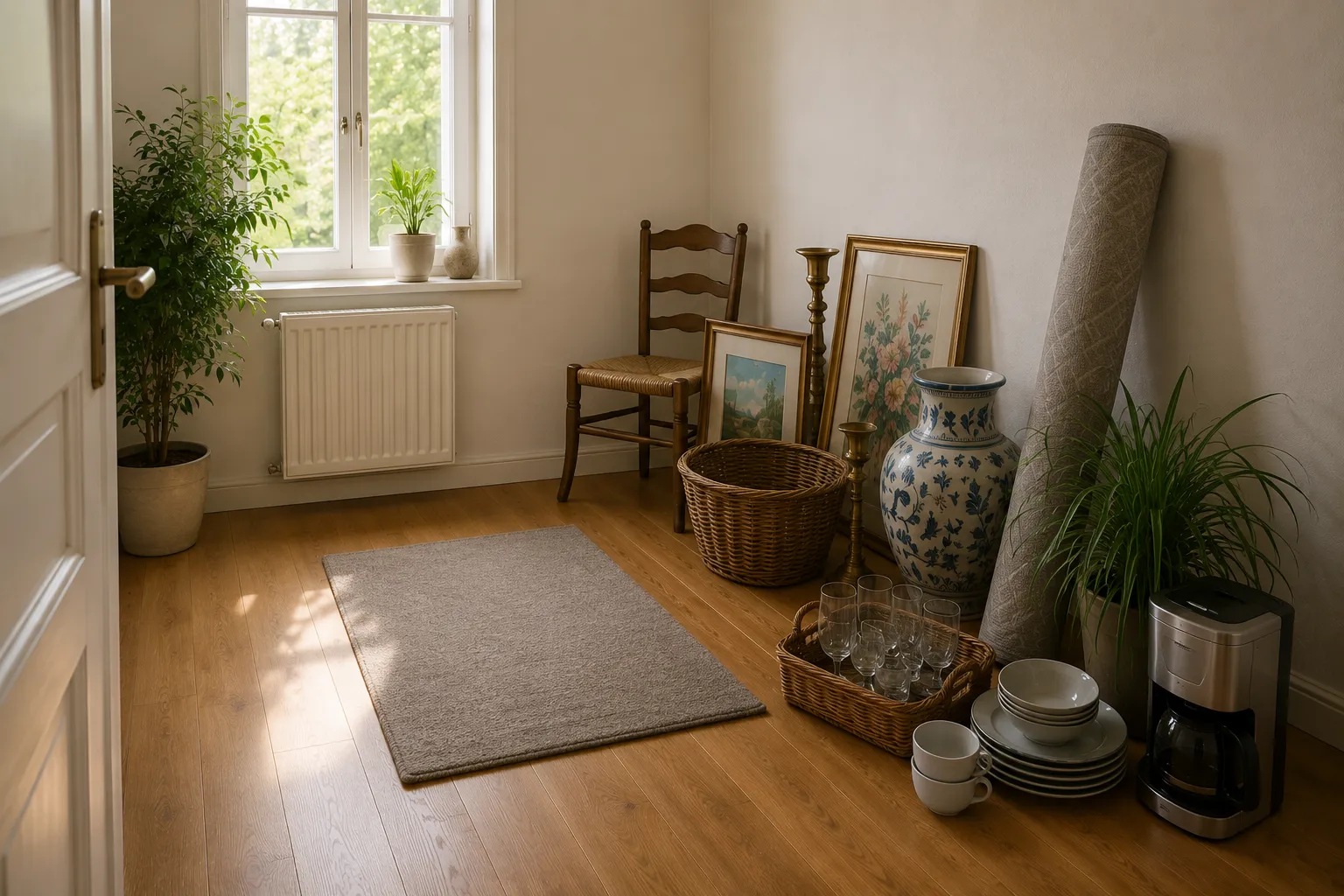 Zimmer mit Hausrat