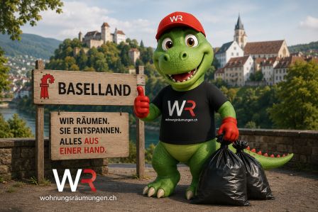WR-Dino hilft bei Wohnungsräumung und Entsorgung in Lausen