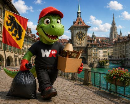 WR-Dino hilft bei Wohnungsräumung und Entsorgung in Moutier