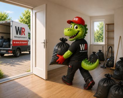 WR-Dino hilft bei Wohnungsräumung und Entsorgung in Seengen